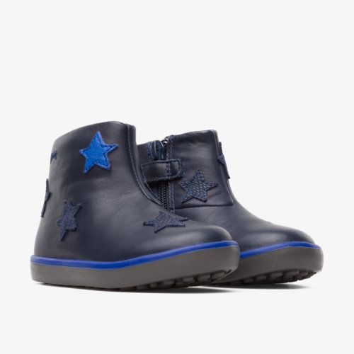 Camper Twins Down Boots Navy - Kids Singapore KHPCPQ-987